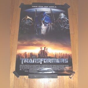 Transformers movie poster 27” X 40”